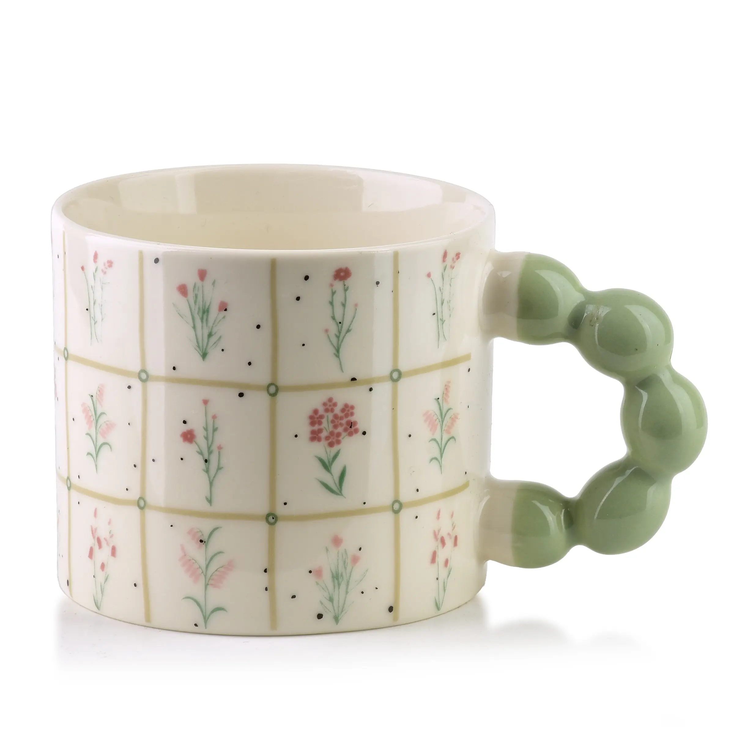 Affekdesign Porcelánový hrnek NARIA 350 ml zelený