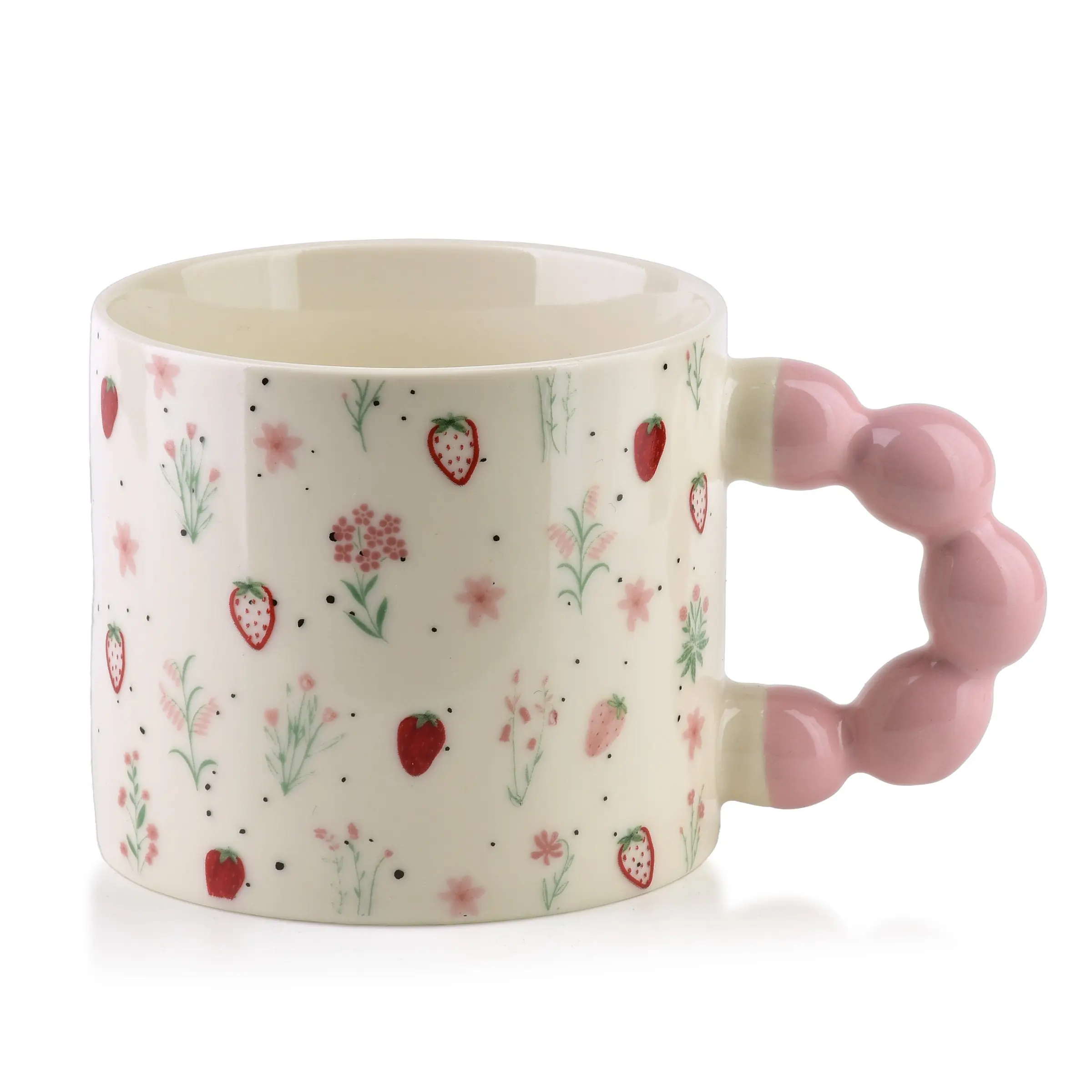 Affekdesign Porcelánový hrnek NARIA 350 ml růžový