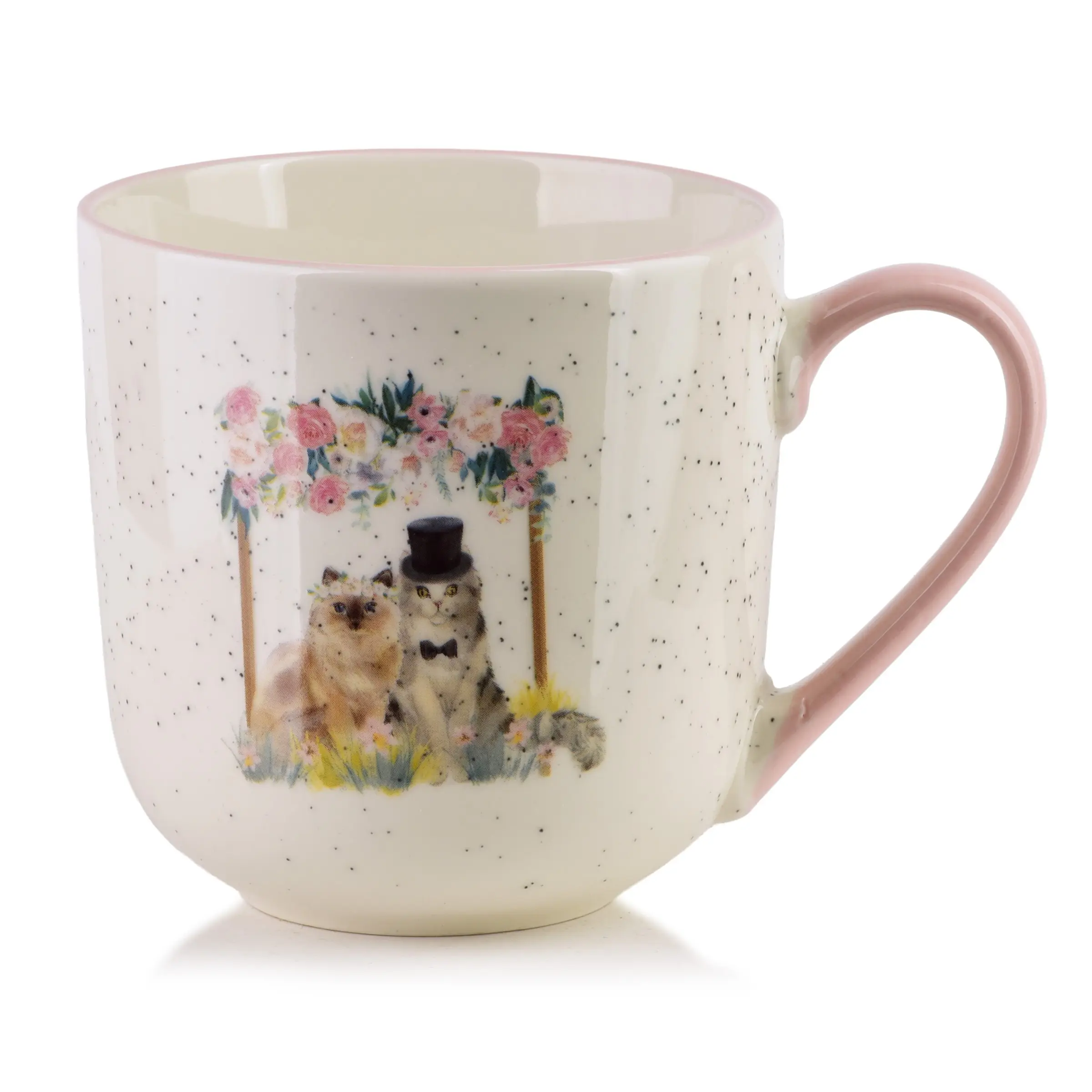 Affekdesign Porcelánový hrnek JULES 410 ml růžový