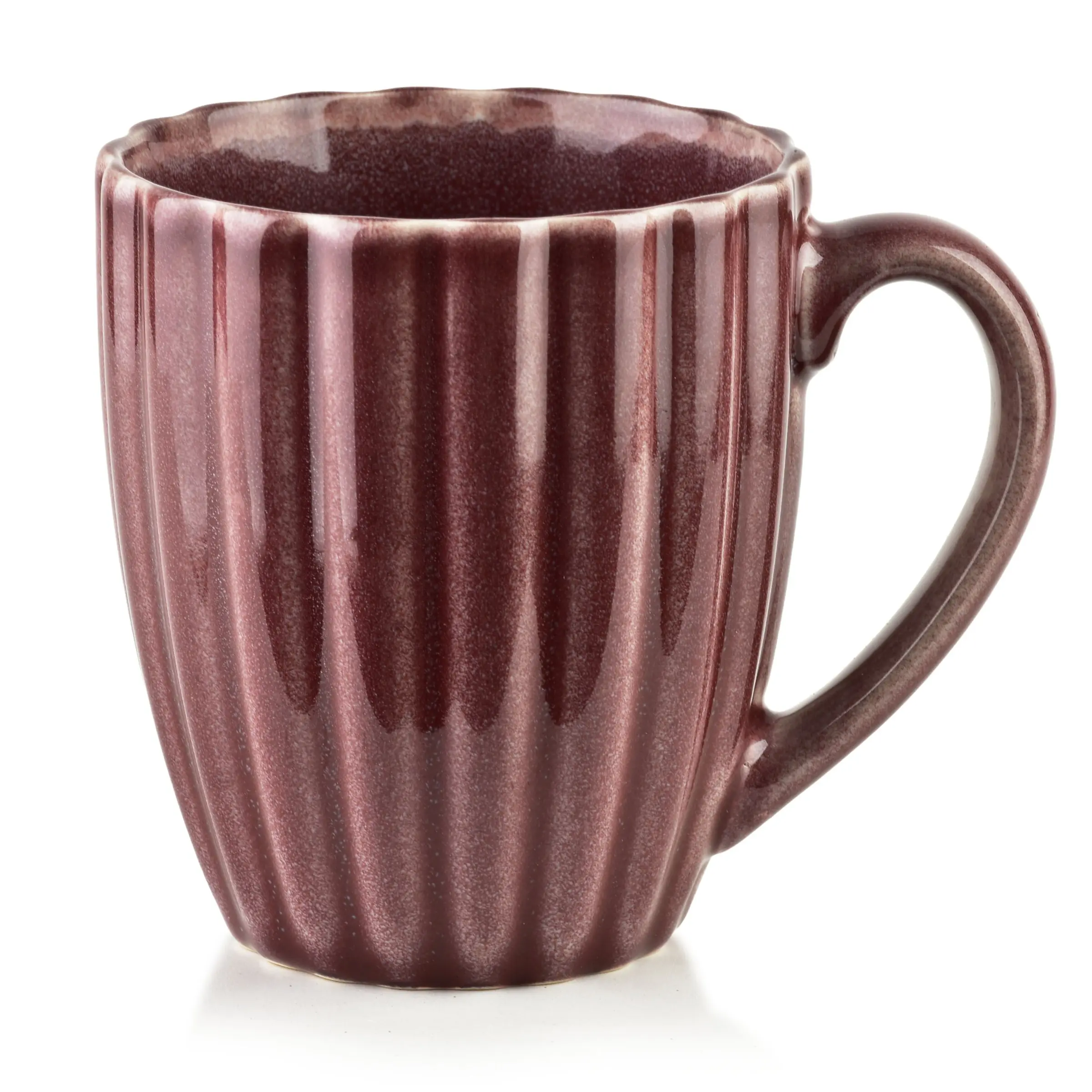 Affekdesign Porcelánový hrnek EVIE 360 ml burgundy