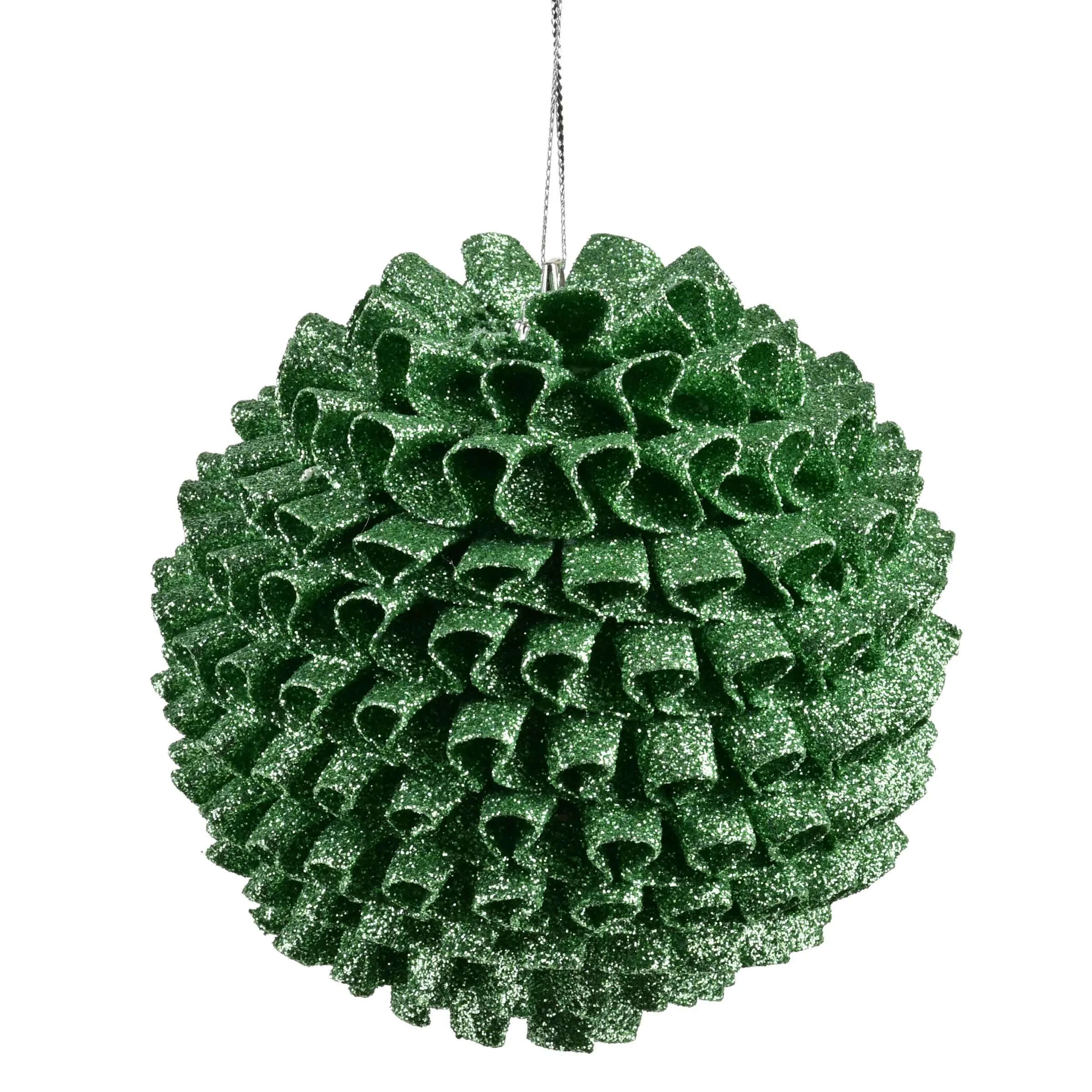 Mondex Vánoční baňka SANTA LILA Fairy 10 cm zelená
