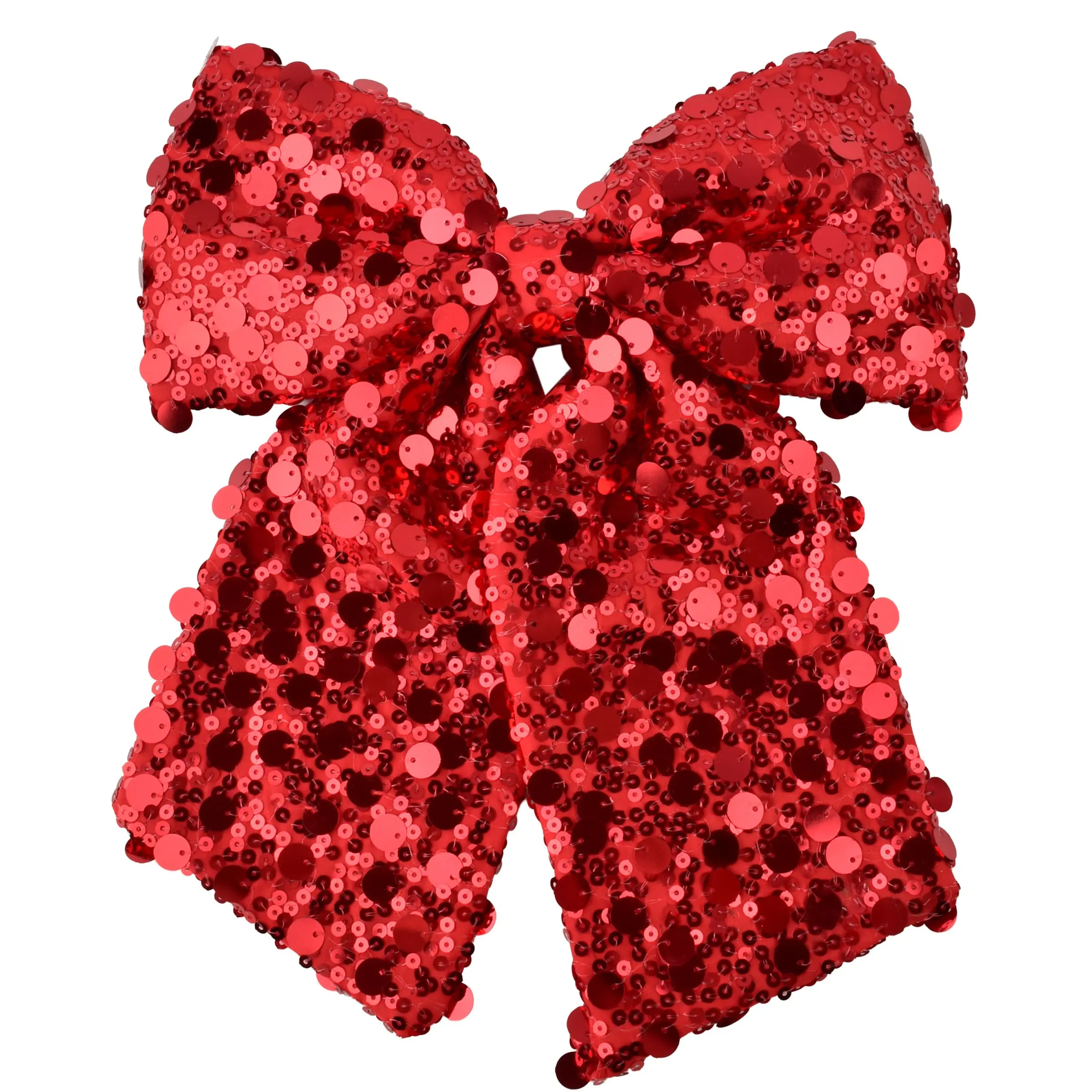 Mondex Vánoční dekorativní mašle Santa Lila 28x35 cm červená