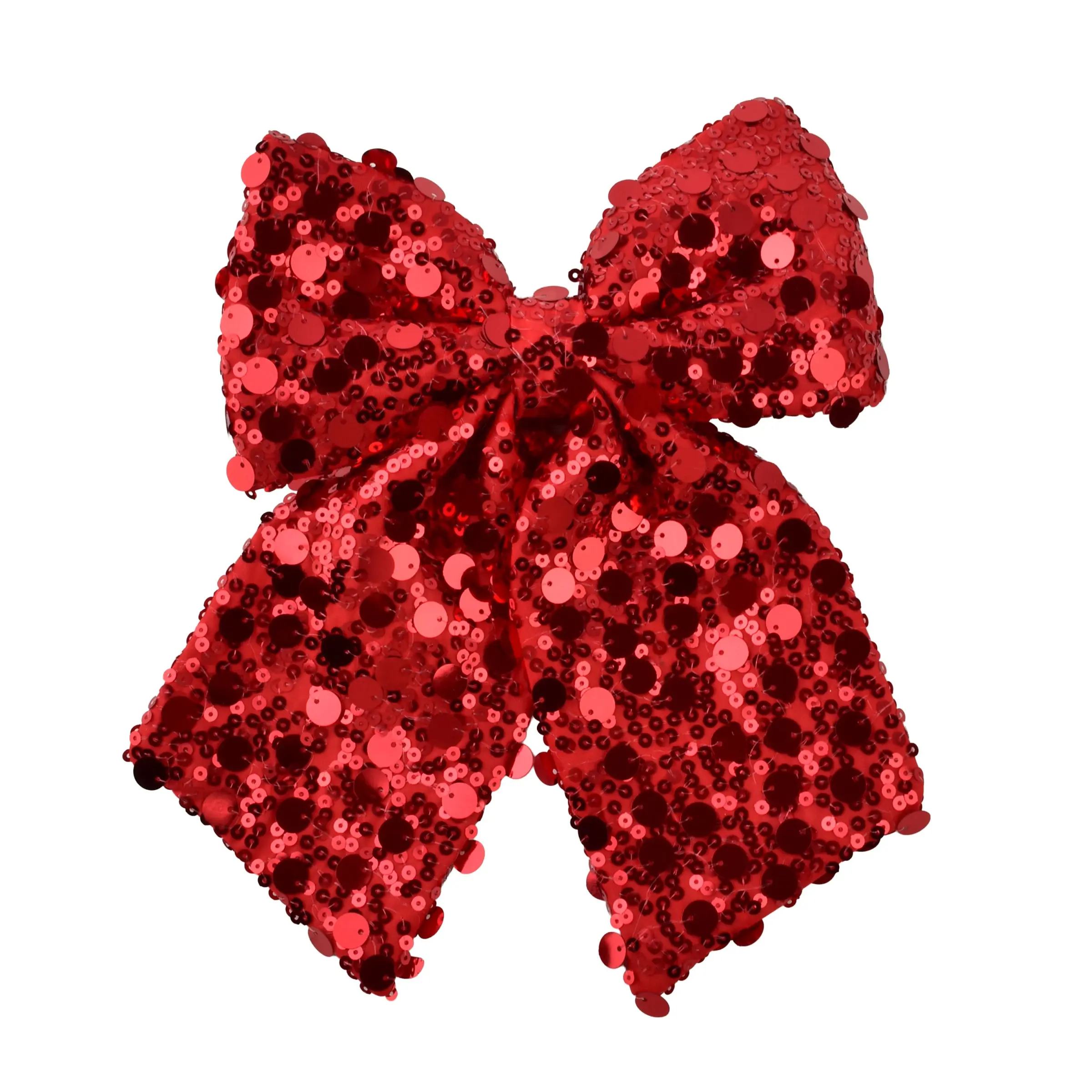 Mondex Vánoční dekorativní mašle Santa Lila II 24x28 cm červená