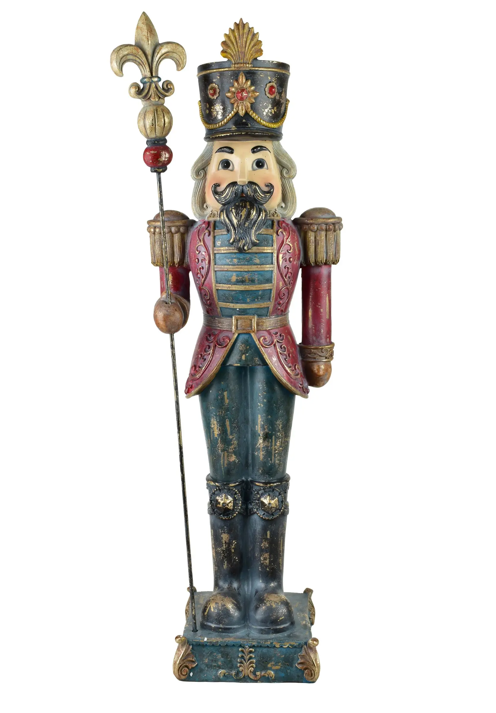 Mondex Vánoční figurka Santa Lila Louskáček 99 cm vícebarevná