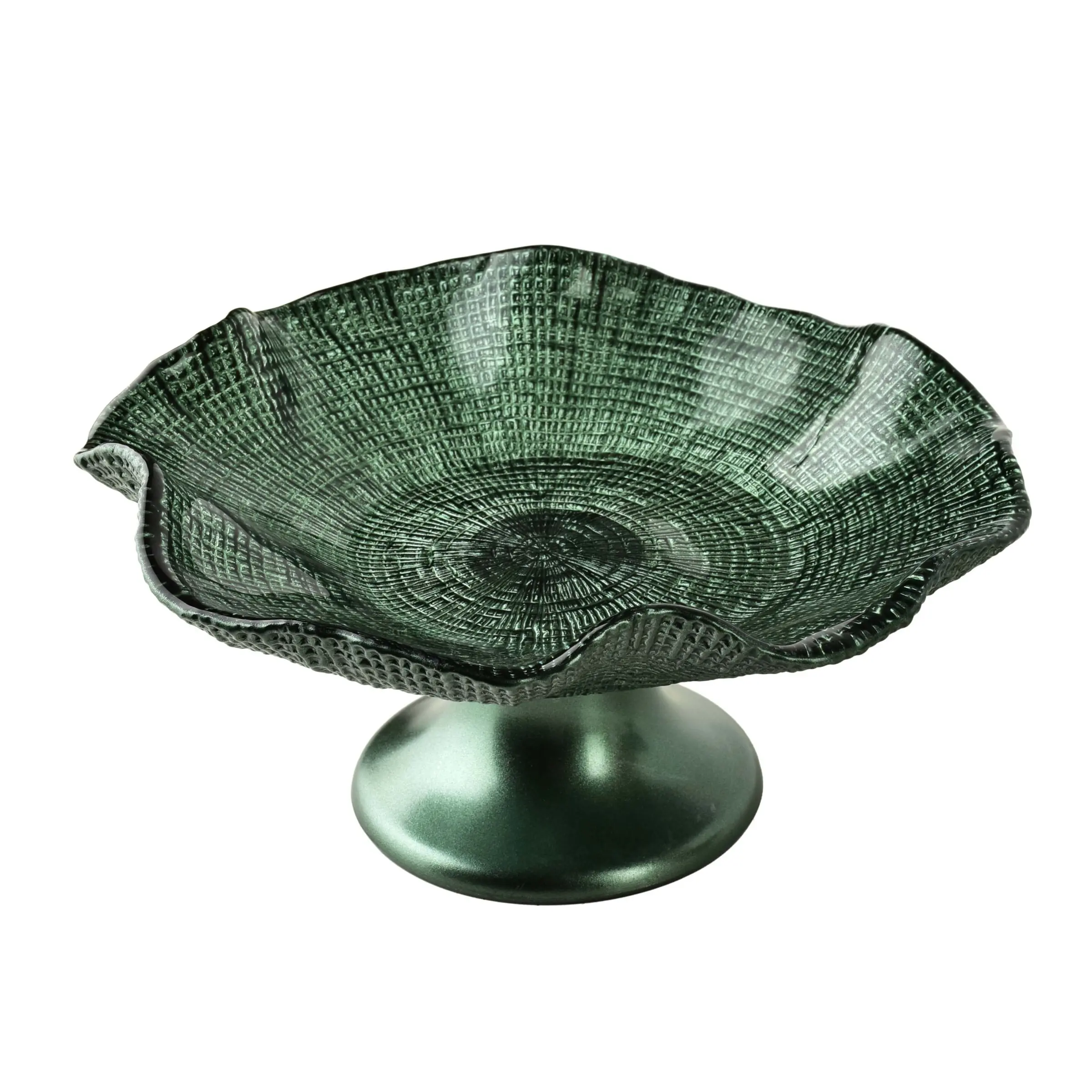Mondex Skleněná servírovací mísa GREENIE 24x12 cm zelená