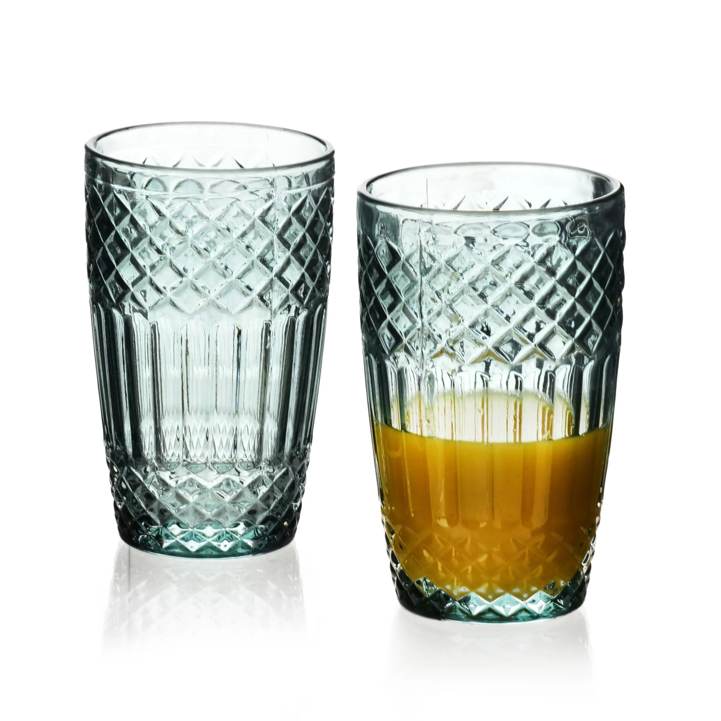 Mondex Sada 4 ks sklenic ELLA 370 ml zelená