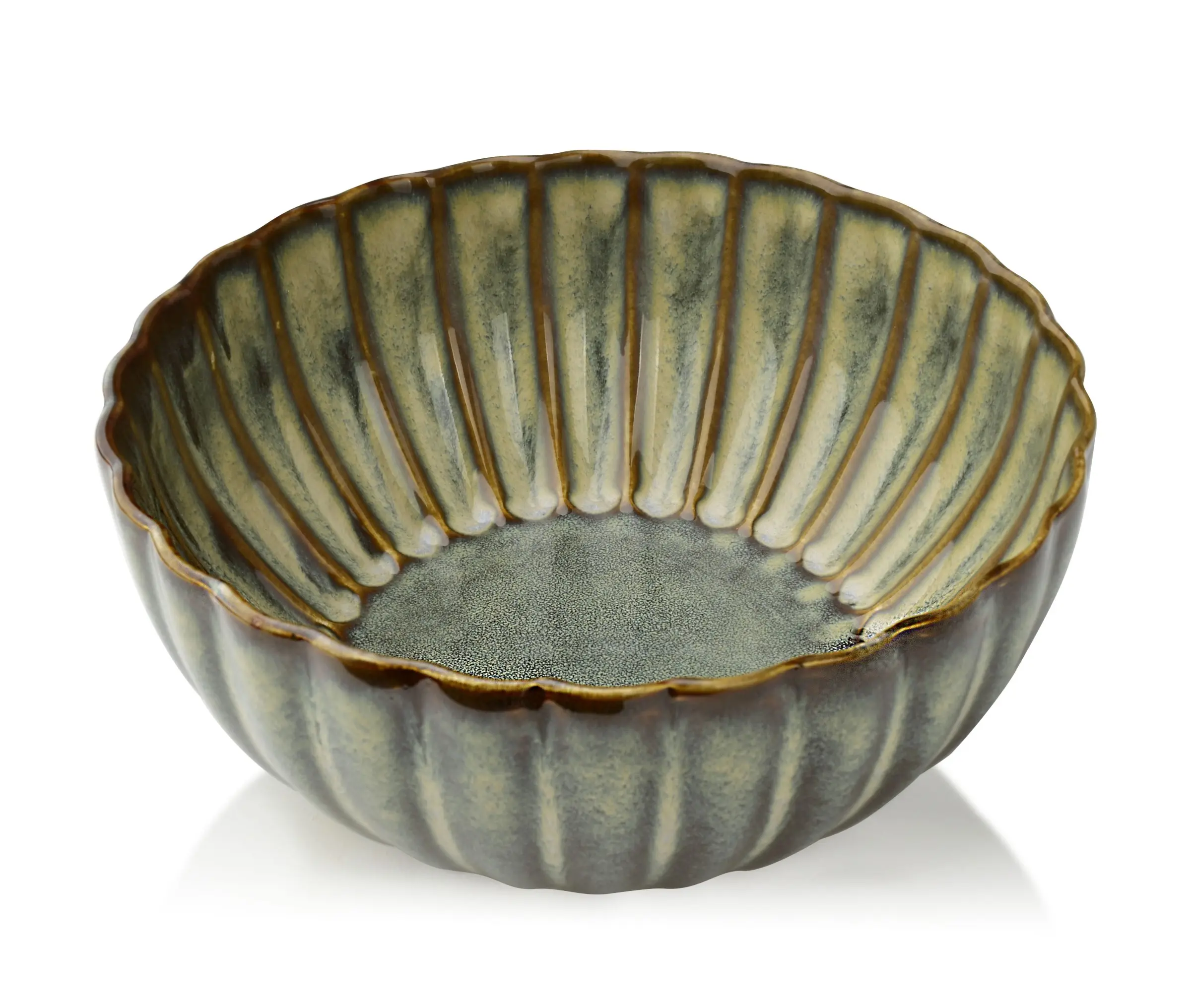 Affekdesign Porcelánová miska EVIE GREEN 650 ml zelená