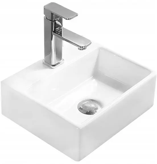 Keramické umyvadlo na desku MEXEN MINI 40x30 cm bílé