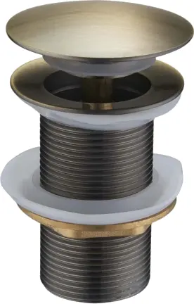Výpusť click-clack bez přepadu Mexen 79910 bronz