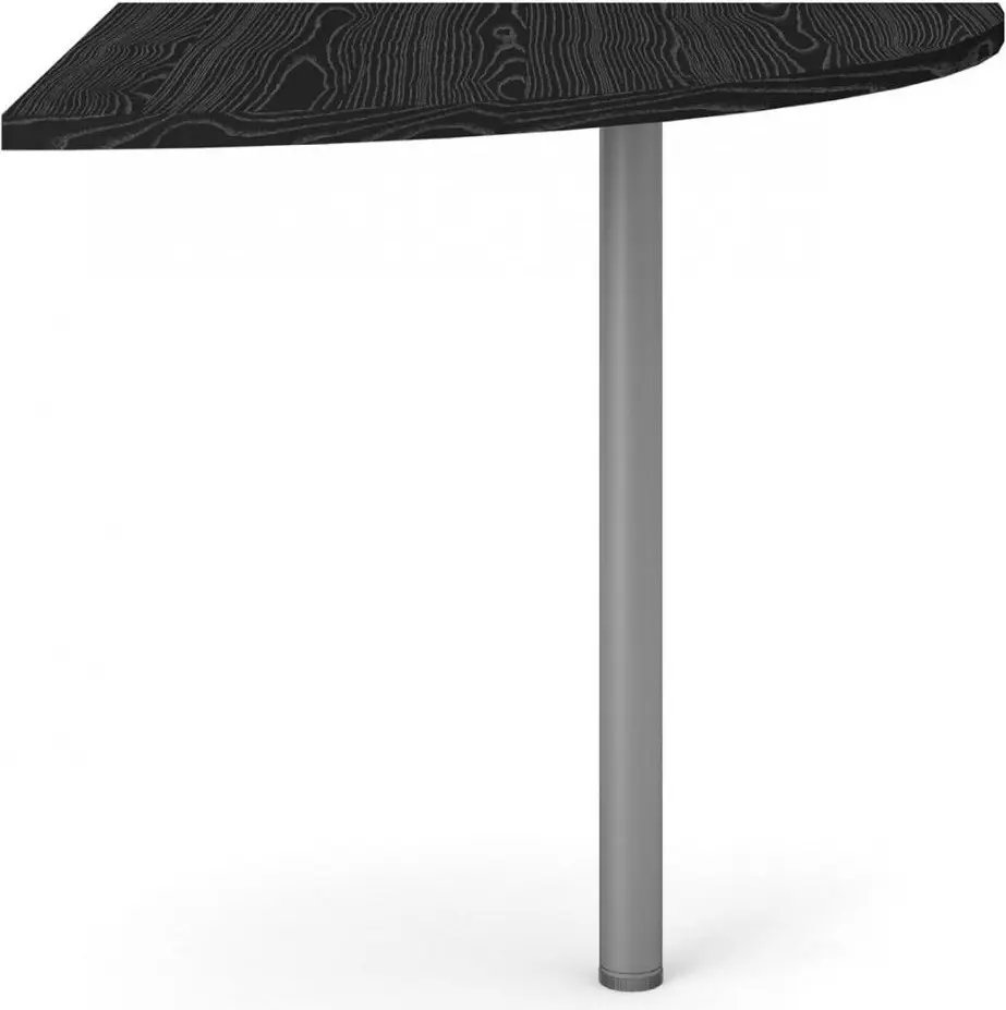 Tvilum Rohová deska stolu Officer 80 cm černá