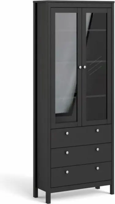 FALCO Vitrína Realty 78 cm černá