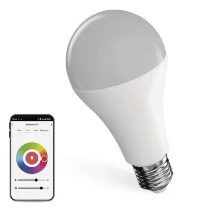 EMOS Chytrá žárovka GoSmart LED E27 14W 230V ZigBee RGB stmívatelná