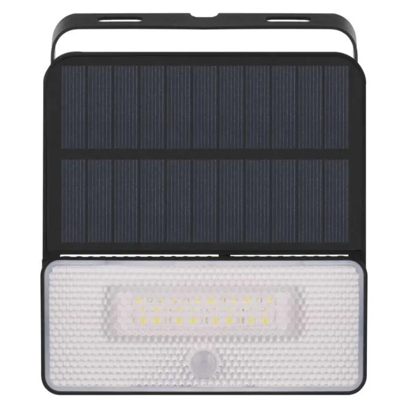 EMOS Solární LED reflektor SOLO II s pohybovým čidlem černý/neutrální bílá