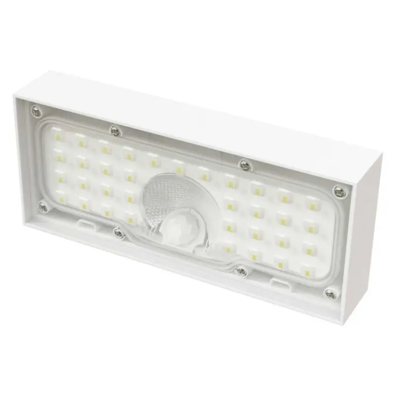 EMOS Solární LED svítidlo BRIXO II s pohybovým čidlem bílé/neutrální bílá