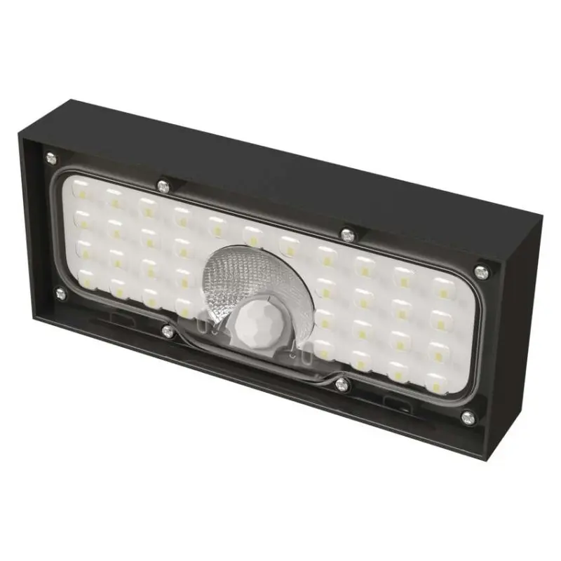 EMOS Solární LED svítidlo BRIXO II s pohybovým čidlem černé/neutrální bílá