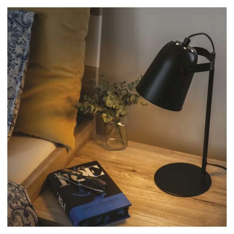 EMOS Stolní lampa Nina černá