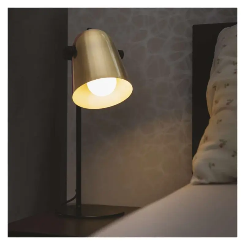EMOS Stolní lampa Nina zlatá