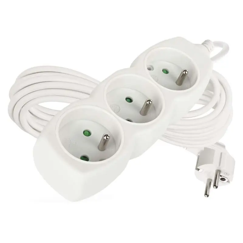 Kabel prodlužovací 3zásuvka Emos 7 m 1 mm2 IP 20
