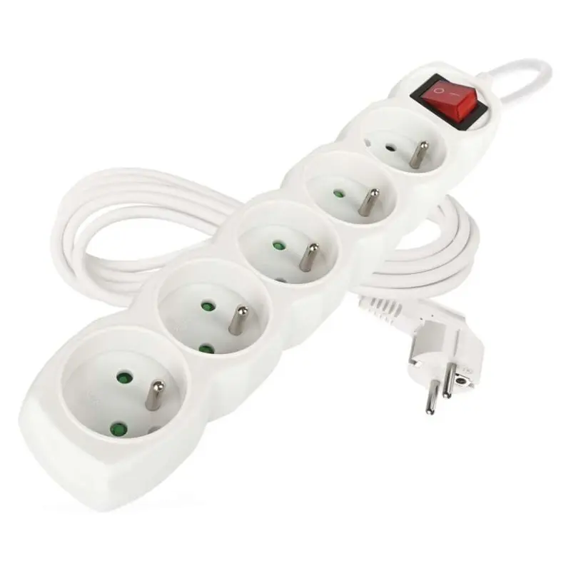 EMOS Prodlužovací kabel 3m 3x1,5mm 5 zásuvek + vypínač 1902150308