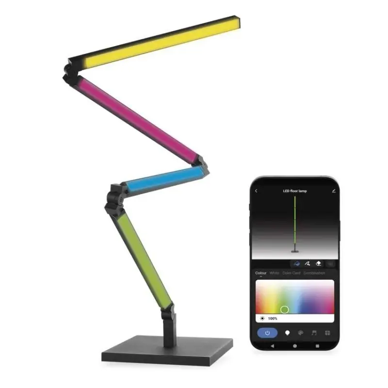 EMOS Chytrá LED stojací lampa GoSmart černá