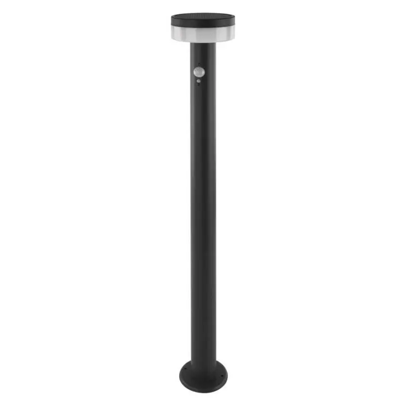 EMOS Zahradní LED solární sloupkové svítidlo Terion 80 cm s čidlem soumraku teplá bílá