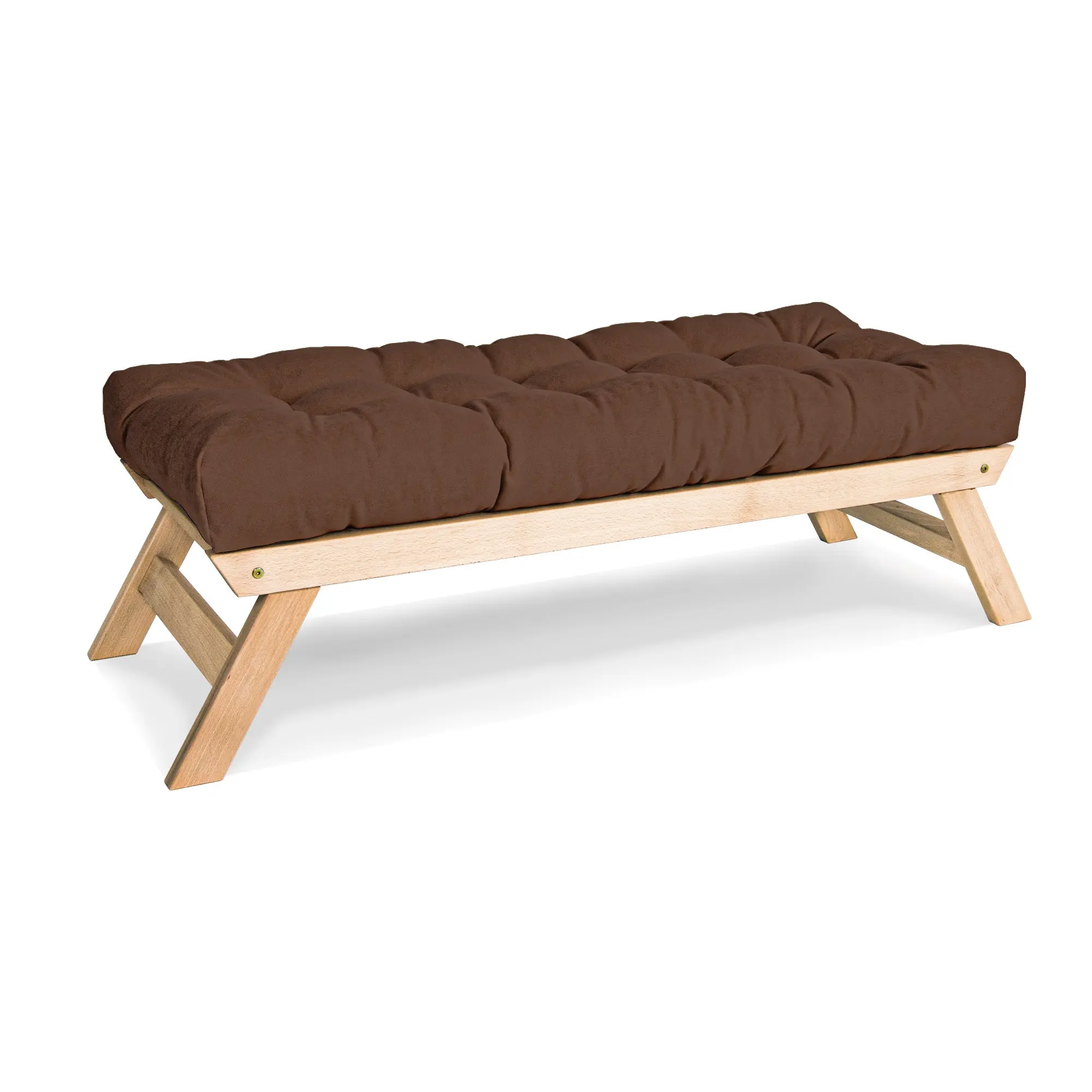 MarLiving Lavice BREEZIO 01 140 cm z masivu/hnědá