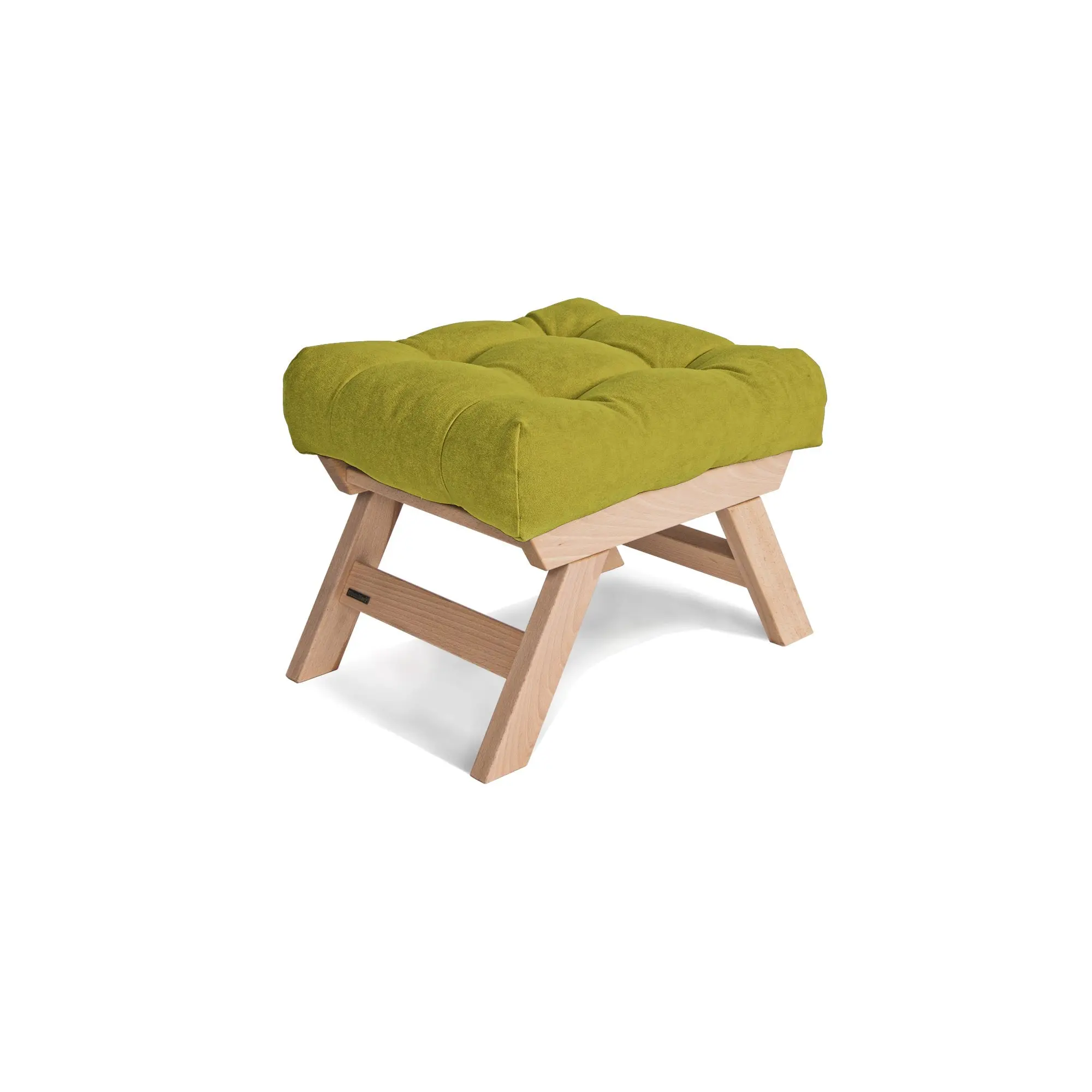 MarLiving Taburet BREEZIO 02 55 cm z masivu/zelený