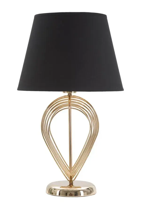 Černá stolní lampa Mauro Ferretti Maxt, ø 32,5 cm