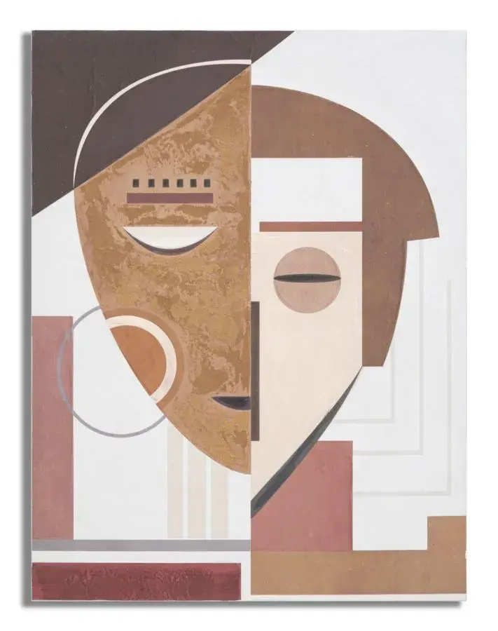 Mauro Ferretti Obraz Ethnic Face 60x80 cm béžovo-hnědý