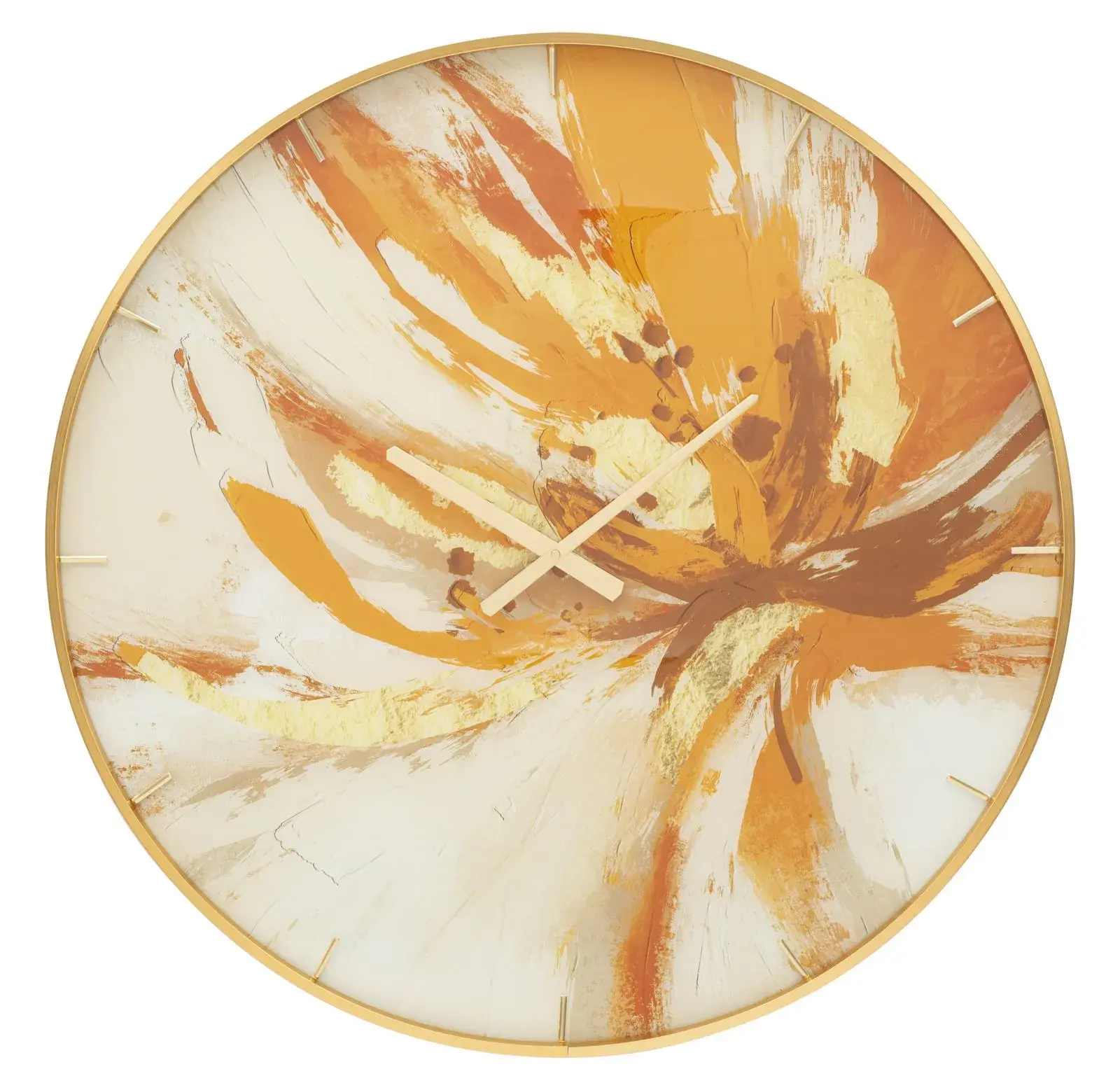 Mauro Ferretti Nástěnné hodiny Glass Toply 80 cm vícebarevné/zlaté