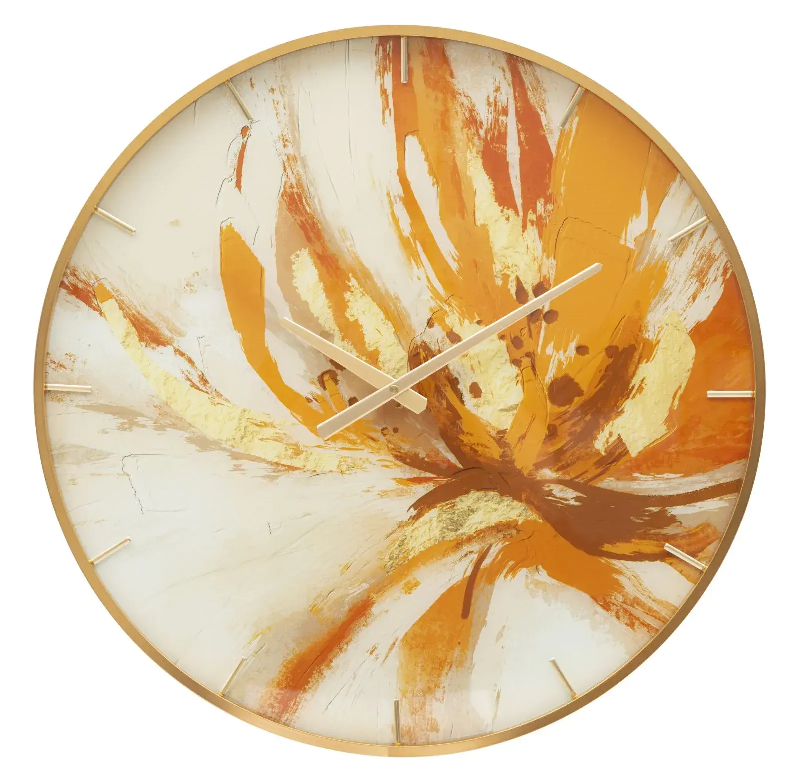 Mauro Ferretti Nástěnné hodiny Glass Toply 60 cm vícebarevné/zlaté