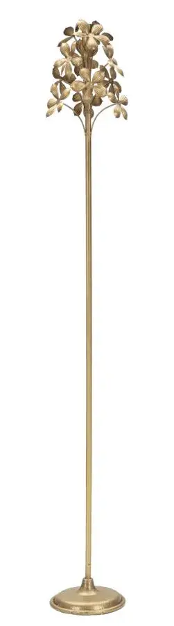 Mauro Ferretti Kovový svícen Flowy 118 cm zlatý