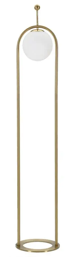 Mauro Ferretti Stojací lampa Glamy 168 cm bílá/zlatá