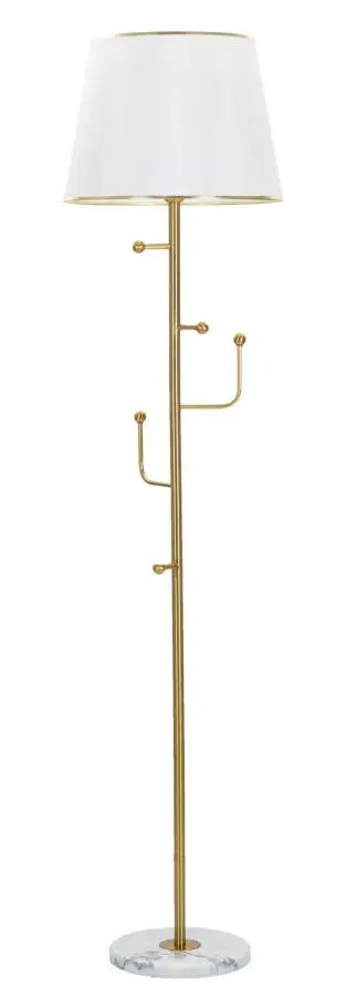 Mauro Ferretti Stojací lampa Hanger 173 cm zlatá/bílá/mramor