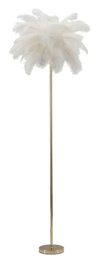 Mauro Ferretti Stojací lampa Palm 160 cm bílá/zlatá