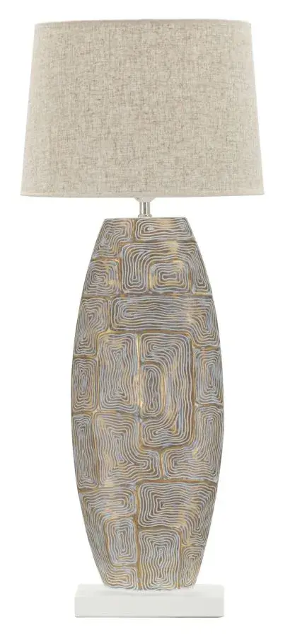 Mauro Ferretti Stolní lampa Eclips Tower 90 cm béžová