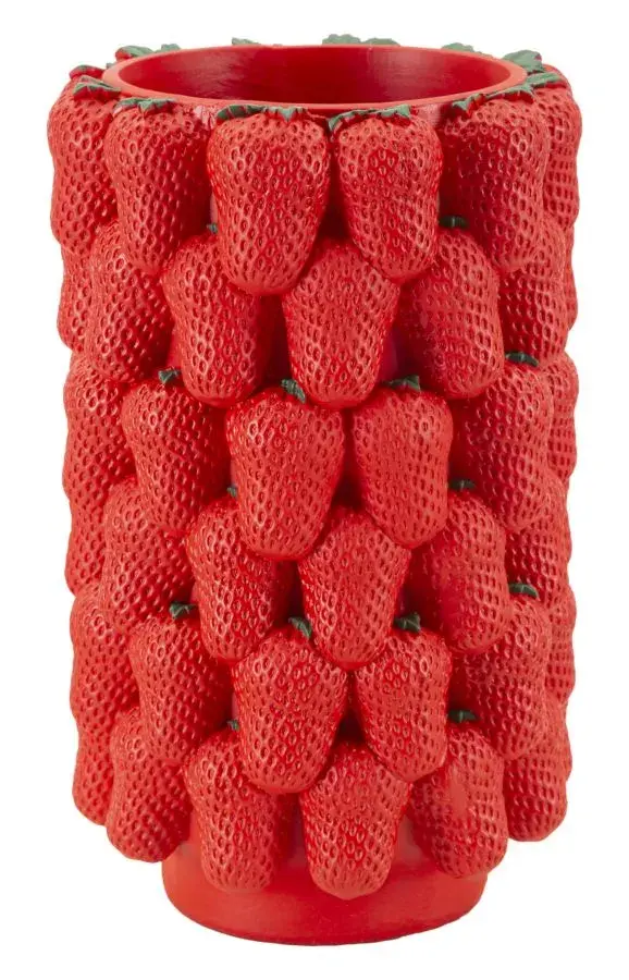 Mauro Ferretti Váza Strawberry 32 cm červená