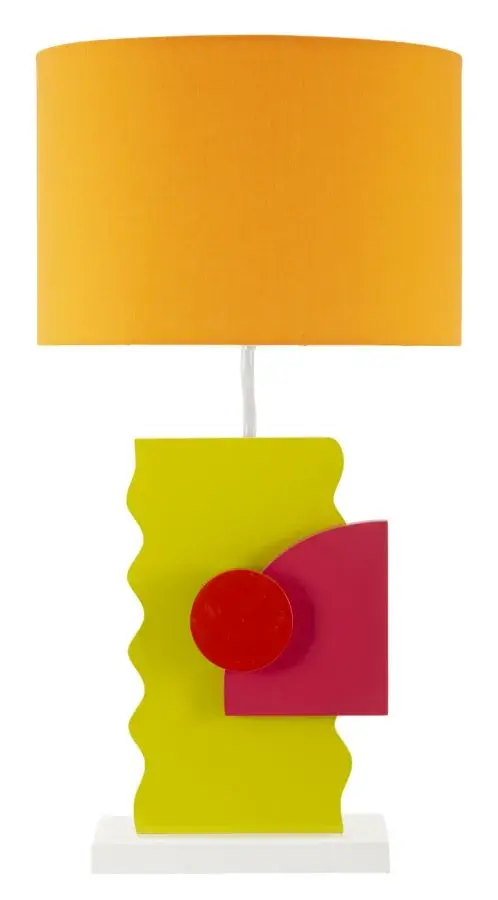 Mauro Ferretti Stolní lampa Color B 60,5 cm žluto-oranžová