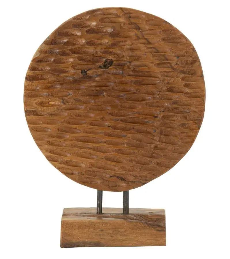 Mauro Ferretti Dekorativní soška Coin 40 cm z masivu hnědá