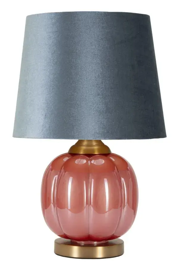 Mauro Ferretti Stolní lampa Helene Ball 50 cm modro-červená