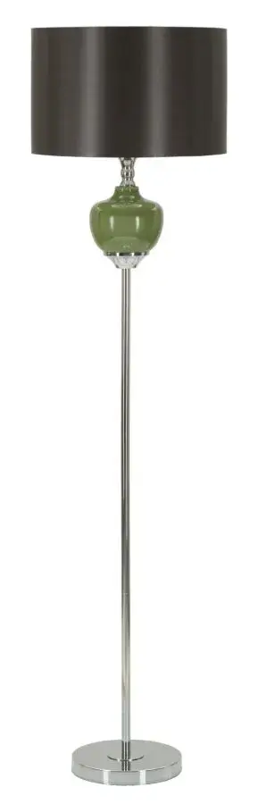 Mauro Ferretti Stojací lampa Eva 160 cm stříbrná/černá/zelená