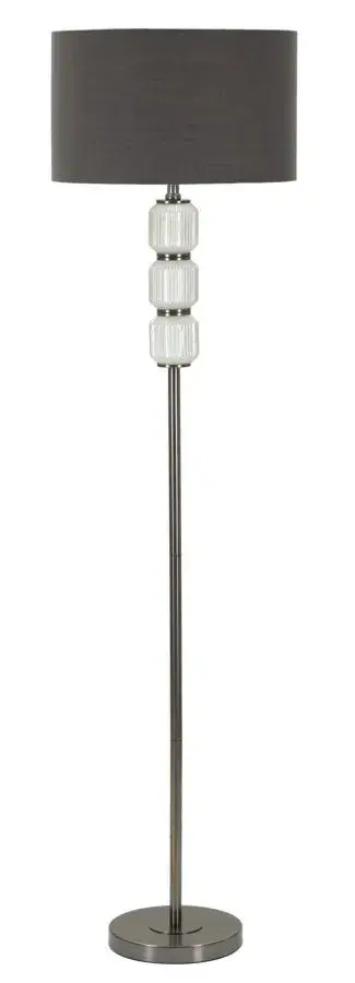 Mauro Ferretti Stojací lampa Bright 164 cm šedá/bílá