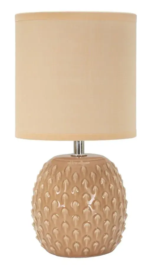 Mauro Ferretti Stolní lampa Pontus 27 cm broskvová