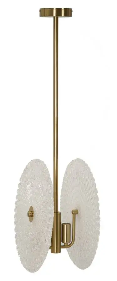 Mauro Ferretti Závěsný lustr Glass 80 cm zlatý