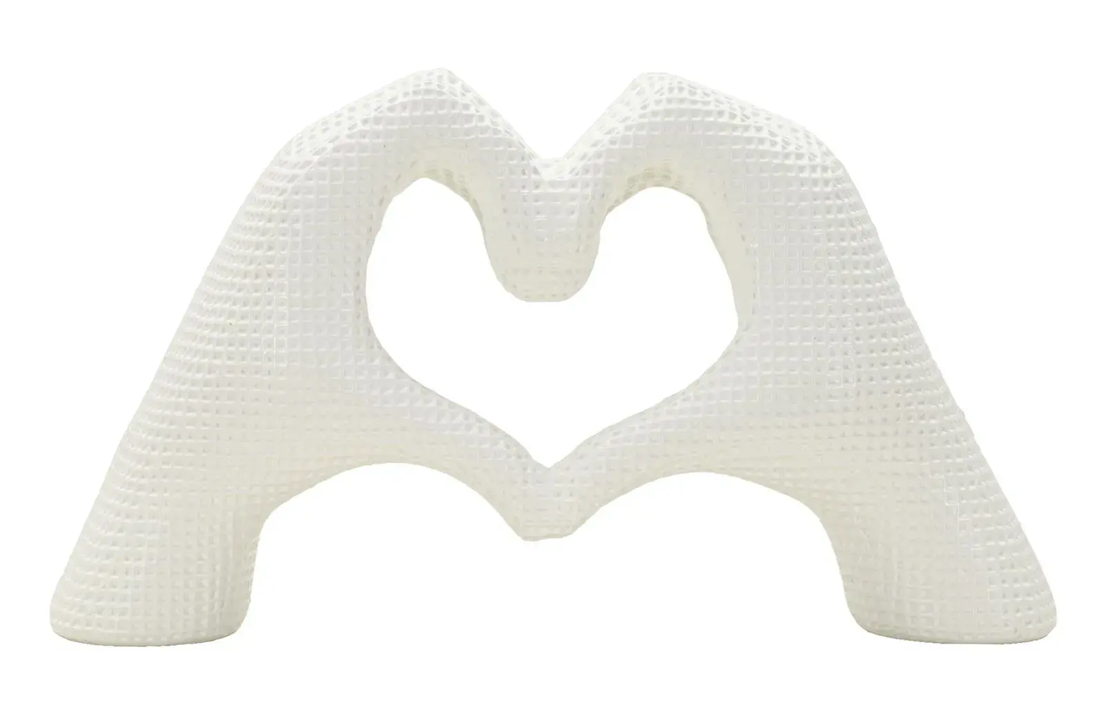 Mauro Ferretti Dekorace Hands Lover 25 cm bílá