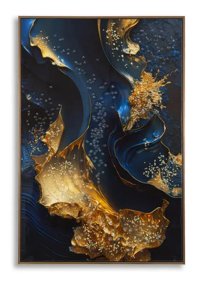 Mauro Ferretti Obraz Andromeda B 60x90 cm modrý/zlatý