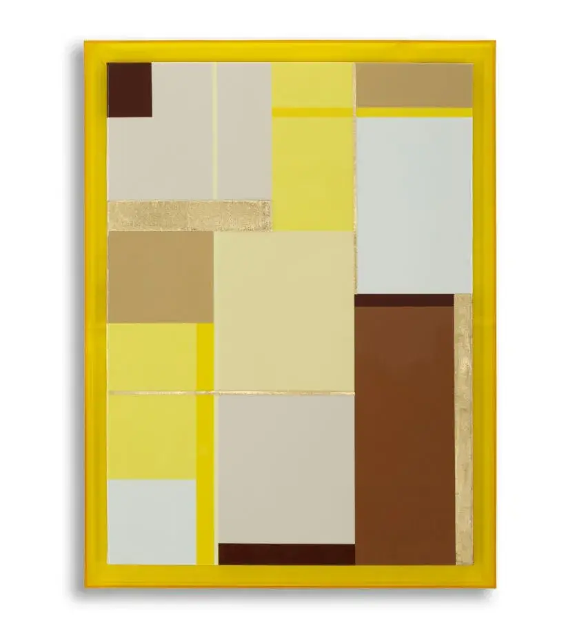 Mauro Ferretti Obraz Lacquered 60x80 cm žlutý/hnědý