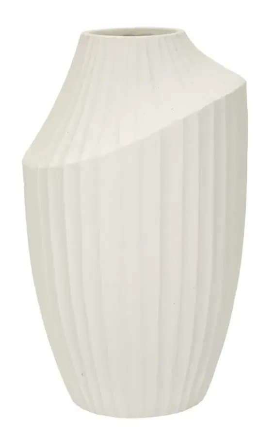 Mauro Ferretti Váza Ice Jar 38 cm krémová
