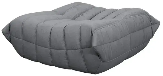 LivinHill Taburet Nua 86 cm samet šedý