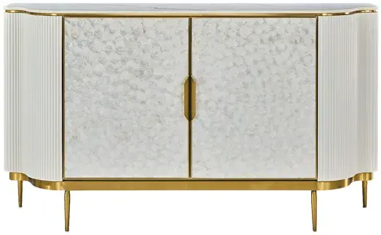 LivinHill Komoda Stilig ST906C 150 cm krémová/zlatá